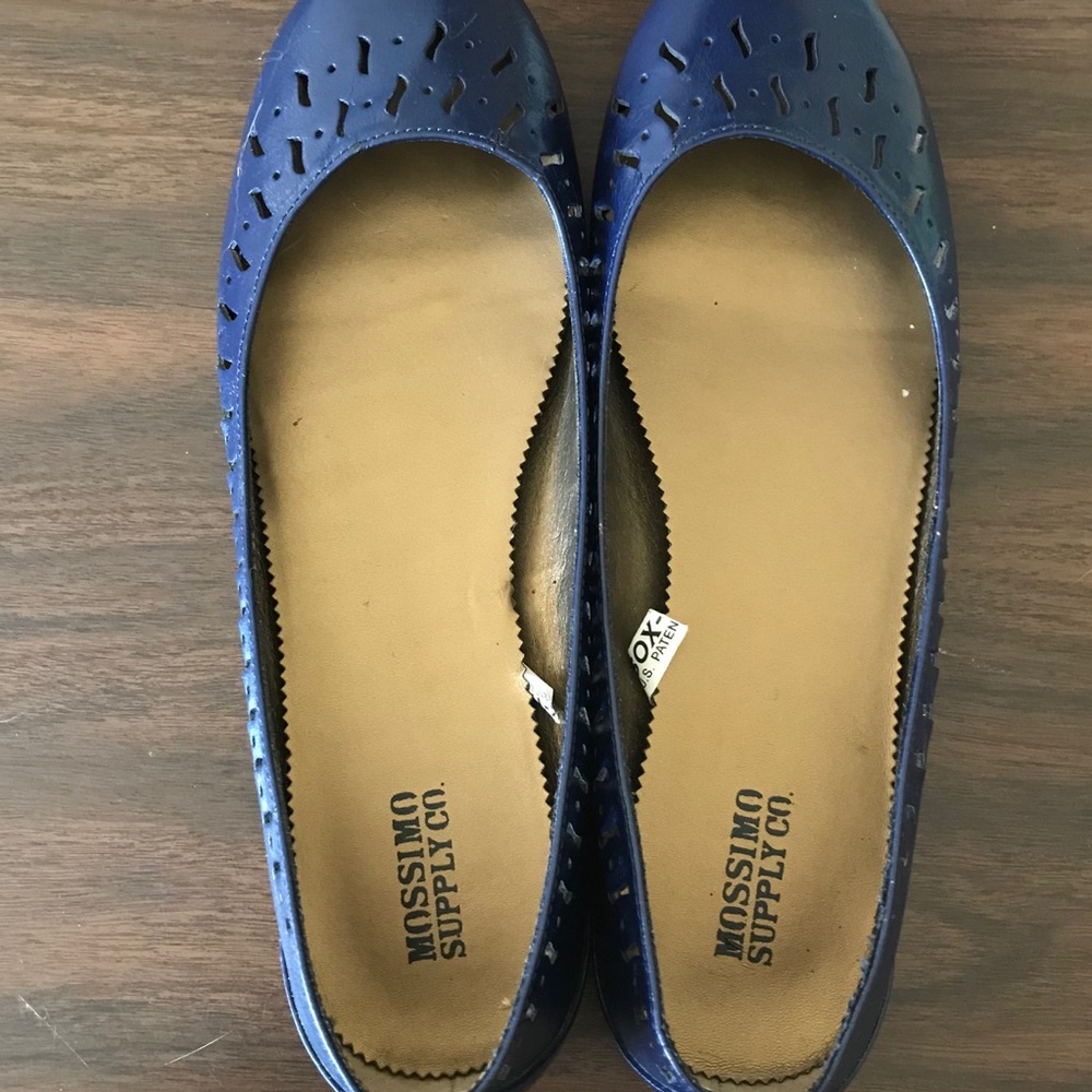 Navy Blue Mossimo Flats, Size 9.5